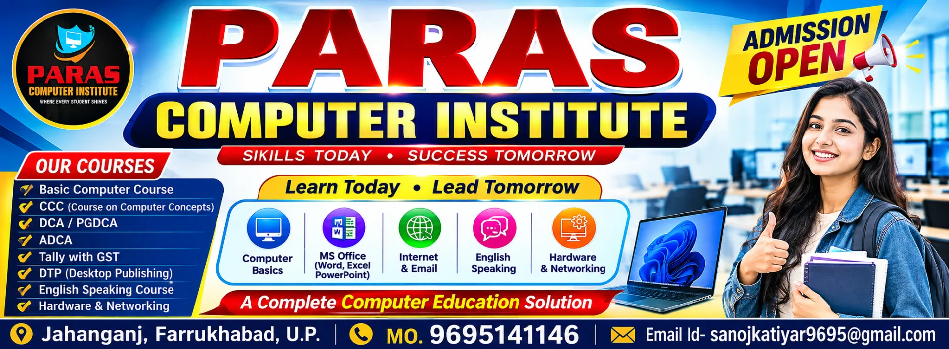 Institute Admission Details